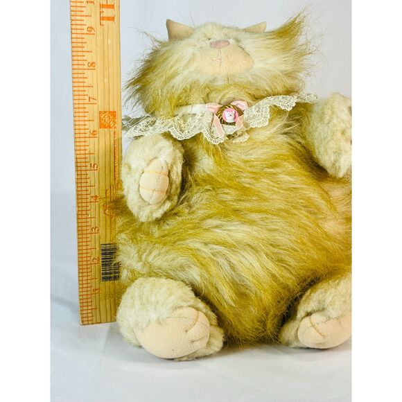 "Purrsonality" Fat Cat Stuffed Animal Miz Maudie 1986 Hallmark - Picture 8 of 9